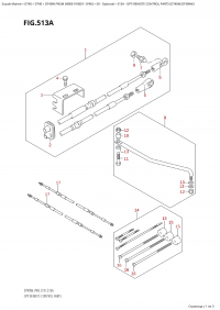 513A - Opt:remote Control Parts (Dt40W,Dt40Wk) (513A - :     (Dt40W, Dt40Wk))