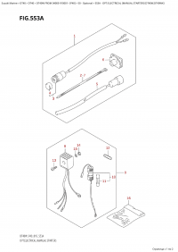 553A - Opt:electrical  (Manual Starter) (Dt40W,Dt40Wk) (553A - :  ( ) (Dt40W, Dt40Wk))