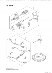 561A - Opt:starting Motor (Manual Starter) (Dt40W:m-Starter) (561A - :  ( ) (Dt40W:    ))