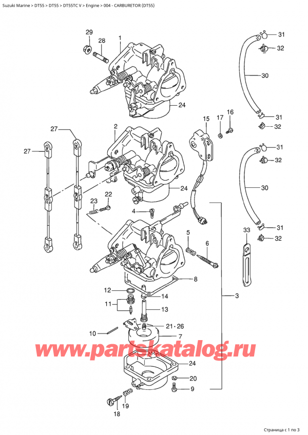  ,   , Suzuki Suzuki DT55TC V, Carburetor (Dt55) /  (Dt55)