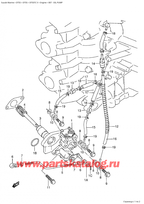 ,  , Suzuki Suzuki DT55TC V  1998 ,   / Oil Pump