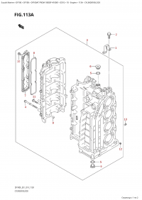 113A - Cylinder Block (113A -  )