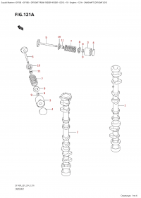 121A - Camshaft (Df100At:e01) (121A -   (Df100At: e01))