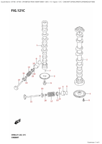 121C - Camshaft  (Df90A,Df90Ath,Df90Awqh,Df100B) (121C -   (Df90A, Df90Ath, Df90Awqh, Df100B))