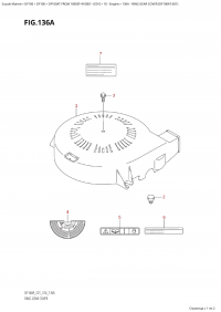 136A - Ring Gear Cover (Df100At:e01) (136A -    (Df100At: e01))