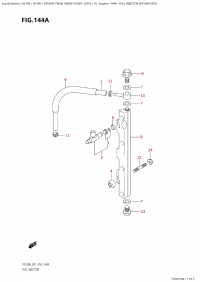 144A - Fuel Injector (Df100At:e01) (144A -   (Df100At: e01))