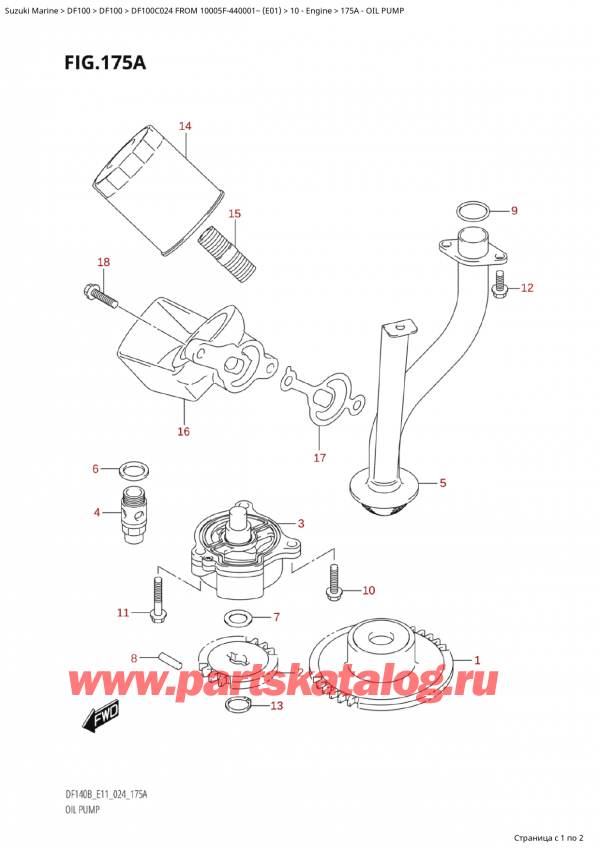  ,   , Suzuki Suzuki DF100C TL / TX FROM 10005F-440001~  (E01 2024),  