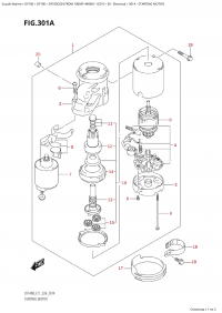 301A - Starting Motor (301A -  )