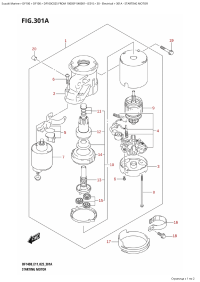 301A - Starting Motor (301A -  )