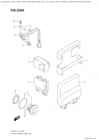 326A - Ptt Switch  /  Engine Control  Unit  (Df100At) (326A -   /    (Df100At))