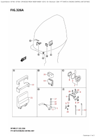 326A - Ptt Switch  /  Engine Control Unit  (Df100C) (326A -   /    (Df100C))