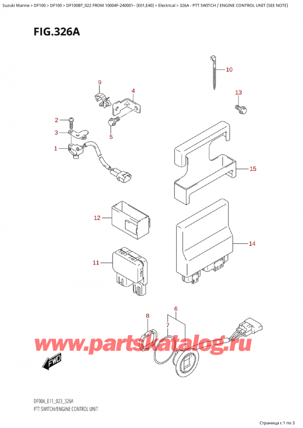  ,   ,  Suzuki DF100B TL / TX FROM 10004F-240001~  (E01) - 2022  2022 ,   /    (See Note)