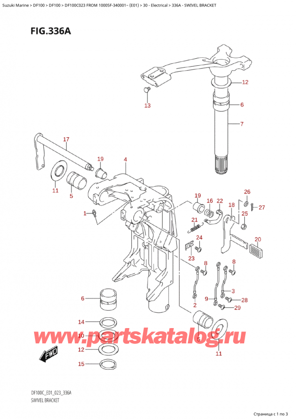  , , Suzuki Suzuki DF100C TL / TX FROM 10005F-340001~  (E01 023),  