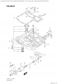 401A - Engine Holder (Df100At,Df115Ast) (401A -   (Df100At, Df115Ast))