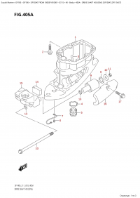 405A - Drive Shaft Housing (Df100At,Df115Ast) (405A -    (Df100At, Df115Ast))