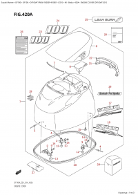 420A - Engine Cover (Df100At:e01) (420A -   () (Df100At: e01))