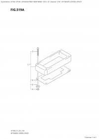 519A - Opt:remote Control Spacer (519A - :   )