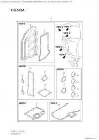 585A - Opt:gasket Set (585A - :  )