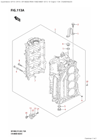 113A - Cylinder Block (113A -  )