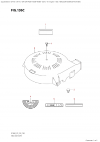 136C - Ring Gear Cover (Df115At:e01) (136C -    (Df115At: e01))