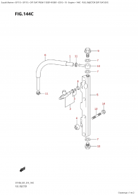 144C - Fuel Injector (Df115At:e01) (144C -   (Df115At: e01))