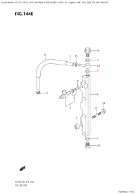 144E - Fuel Injector (Df115Az:e01) (144E -   (Df115Az: e01))