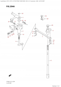 204A - Clutch Shaft (204A -  )