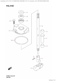 210C - Shift  Rod (Df140Bz,Df115Bz) (210C -   (Df140Bz, Df115Bz))