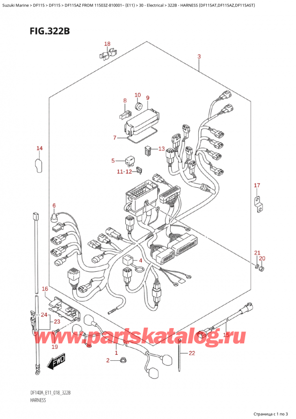 ,   , SUZUKI Suzuki DF115A ZL / ZX FROM 11503Z-810001~  (E11) - 2018  2018 ,   (Df115At, Df115Az, Df115Ast)