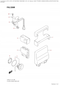 326B  -  Ptt  Switch  /  Engine  Control  Unit  (Df115At,Df115Az, (326B -   /    (Df115At, Df115Az,)