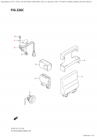 326C - Ptt Switch  /  Engine Control Unit  (Df115At:e01) (326C -   /    (Df115At: e01))