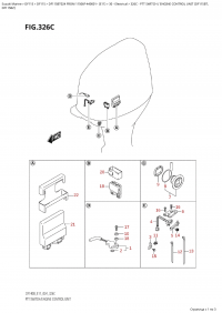 326C  -  Ptt  Switch  /  Engine  Control  Unit (Df115Bt, (326C -   /    (Df115Bt,)