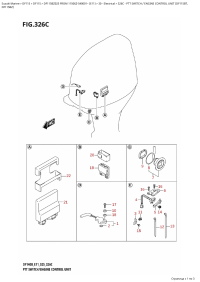 326C  -  Ptt  Switch  /  Engine  Control  Unit (Df115Bt, (326C -   /    (Df115Bt,)