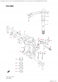 336C - Swivel Bracket (Df115At:e01) (336C -   (Df115At: e01))