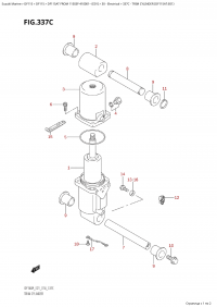 337C - Trim Cylinder (Df115At:e01) (337C -   (Df115At: e01))