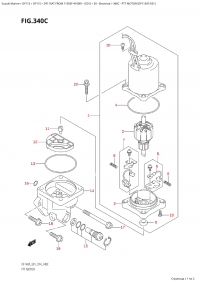 340C - Ptt Motor (Df115At:e01) (340C -   (Df115At: e01))