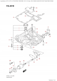 401B - Engine Holder  (Df115At,Df115Az,Df140At,Df140Az) (401B -   (Df115At, Df115Az, Df140At, Df140Az))