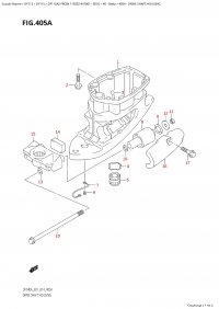 405A - Drive Shaft Housing (405A -   )