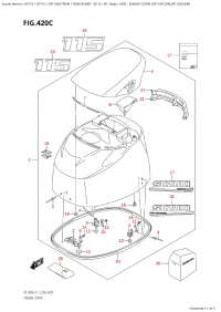 420C - Engine Cover  (Df115At:e40,Df115Az:e40) (420C -   () (Df115At: e40, Df115Az: e40))