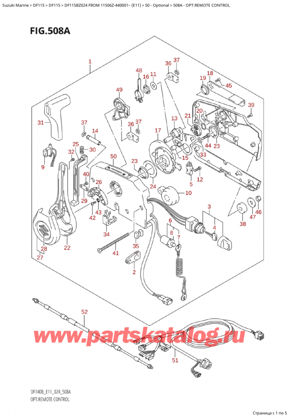  ,   , Suzuki Suzuki DF115B ZL / ZX FROM 11506Z-440001~  (E11 024)  2024 , :  