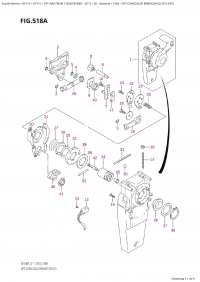 518A - Opt:concealed Remocon (2)  (E11,E03) (518A - :  ,   (2) (E11, E03))