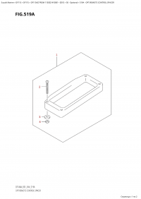 519A - Opt:remote Control Spacer (519A - :   )