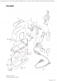 544A - Opt:remote Control Assy Single (1) (Df140At:e01) (544A -    ,  (1) (Df140At: e01))