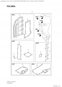 585A - Opt:gasket Set (585A - :  )