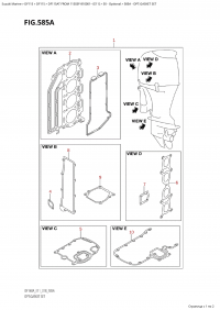 585A - Opt:gasket Set (585A - :  )