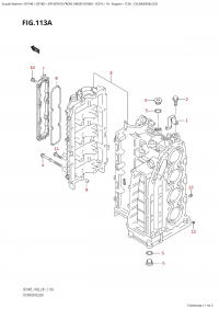 113A - Cylinder Block (113A -  )