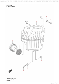 134A - Silencer  (Df140Bt,Df140Bz,Df115Bt,Df115Bss,Df115Bz) (134A -  (Df140Bt, Df140Bz, Df115Bt, Df115Bss, Df115Bz))