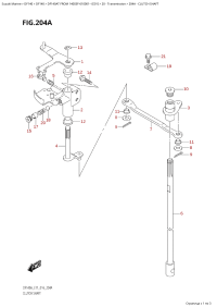 204A - Clutch Shaft (204A -  )