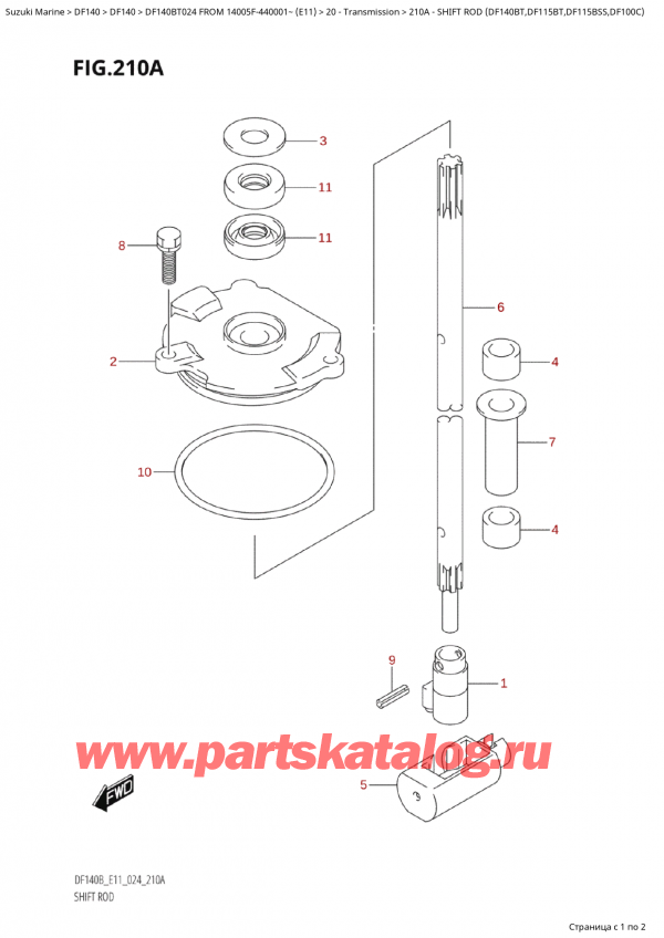  ,  , Suzuki Suzuki DF140B TL / TX 024 FROM 14005F-440001~ (E11 024),   (Df140Bt, Df115Bt, Df115Bss, Df100C)