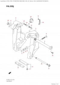 335J - Clamp Bracket (Df140Az:e01) (335J -   (Df140Az: e01))